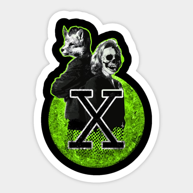 FOXNSKULLY Sticker by Alkaloid Haus